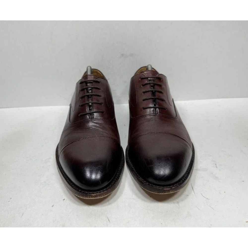 Beckett Simonon Dean Oxford Men's Size 10 Leather Cap Toe Dress Shoes